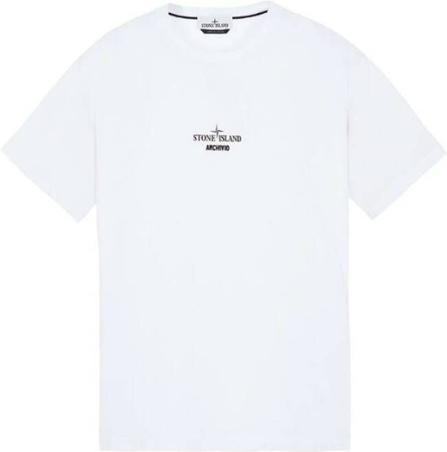 Stone Island T shirt , Wit, Heren