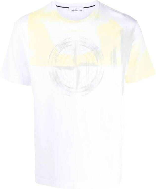 Stone Island T shirt , Wit, Heren
