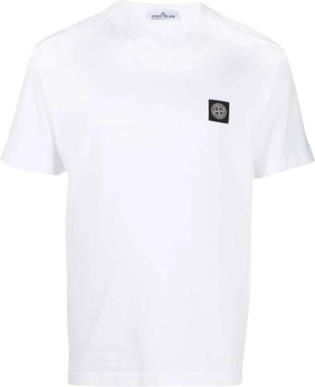 Stone Island T shirt , Wit, Heren