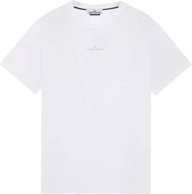 Stone Island T shirt , Wit, Heren