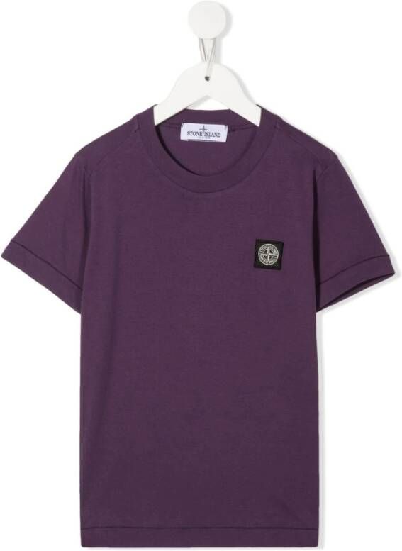 Stone Island T shirts Paars Heren