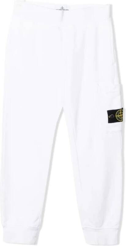 Stone Island Trainingsbroek , Wit, Heren