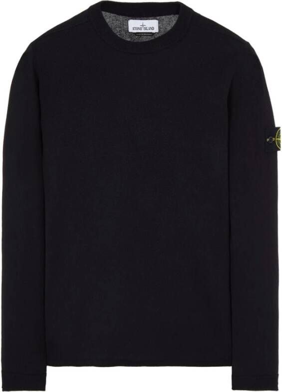 Stone Island Truien met ronde hals , Blauw, Heren