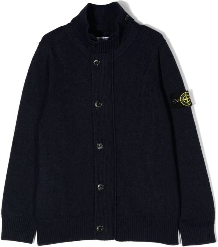 Stone Island Vesten Blauw Heren