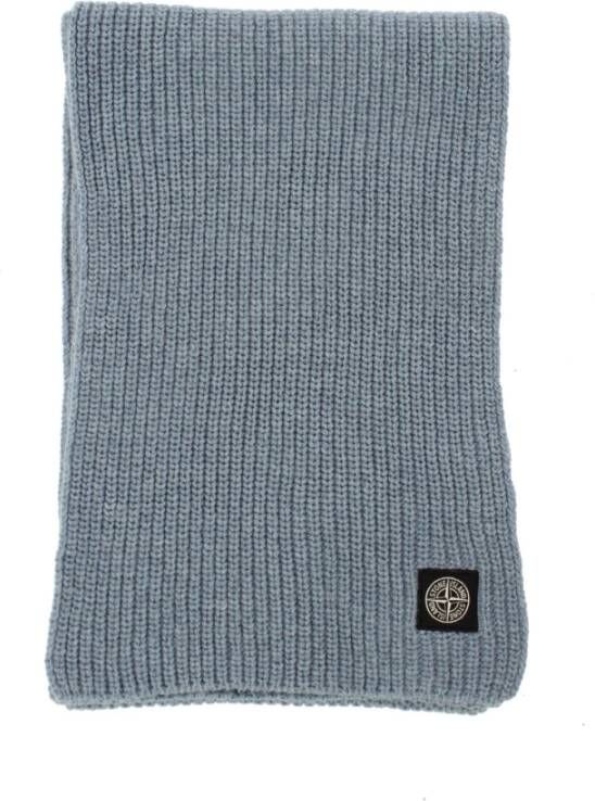 Stone Island Wintersjaal , Blauw, Unisex