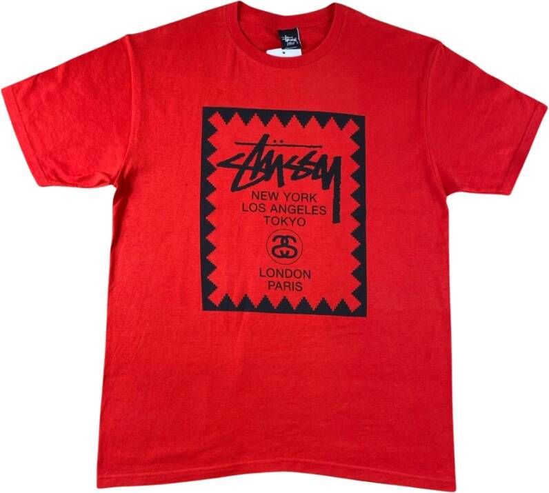 Stüssy T shirt , Rood, Dames