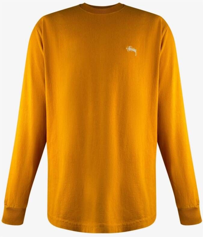 Stüssy Topje met lange mouwen , Oranje, Heren
