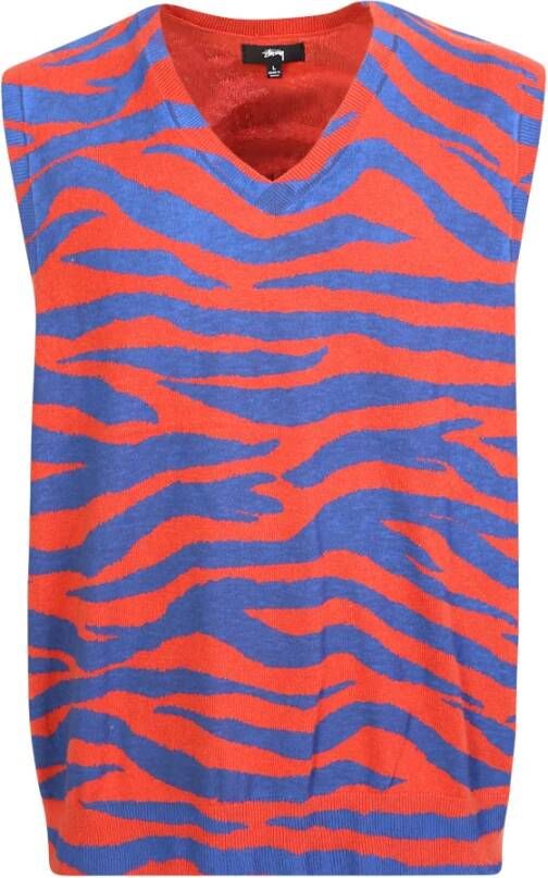 Stüssy Gilets Rood Heren