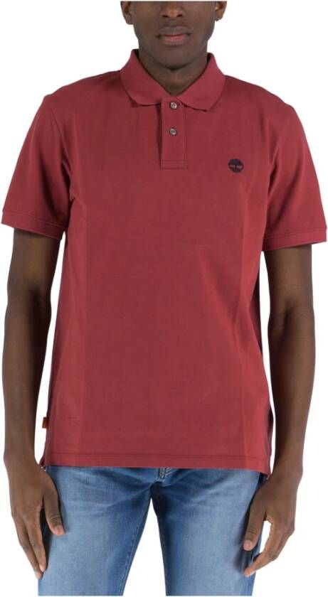 Timberland Polo Shirts , Rood, Heren