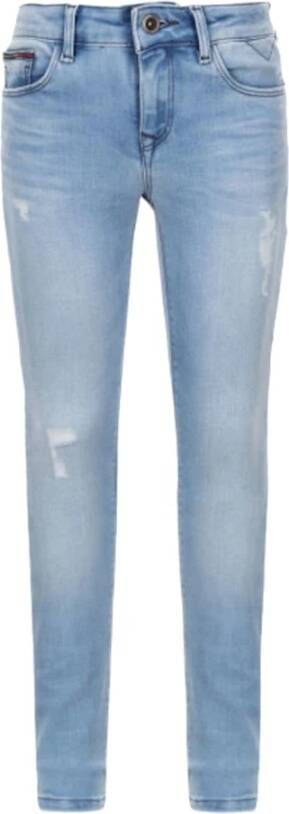 Tommy Hilfiger Broek vaquero nora rr vernietigd , Blauw, Dames