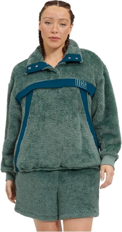 Ugg Gayel pullover jack van imitatielammy voor Dames in Green,, Polyester