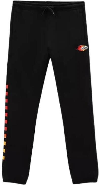 Vans Kinderen broek logo herhalen fleece pant vn0a7shdblk , Zwart, Heren