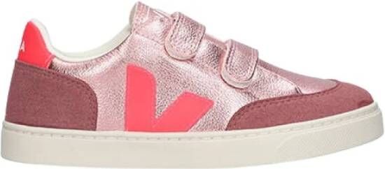Veja Sneakers met glanseffect, voor kinderen, V 12 Velcro Chromefree