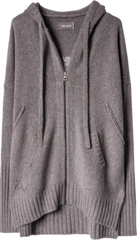 Zadig & Voltaire Cardigan Salma mw de fout , Bruin, Dames