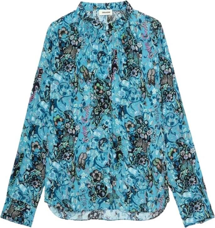 Zadig & Voltaire Shirts , Blauw, Dames