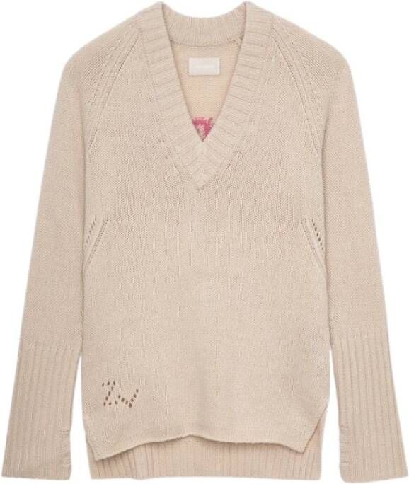 Zadig & Voltaire Sweaters Beige Dames