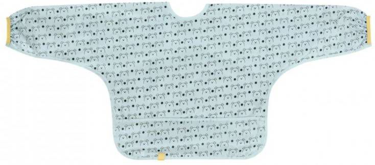 Lässig Slabbetje Little Chums, Dog Slabbetje met lange mouwen met geïntegreerd opvangbakje(1 stuk )