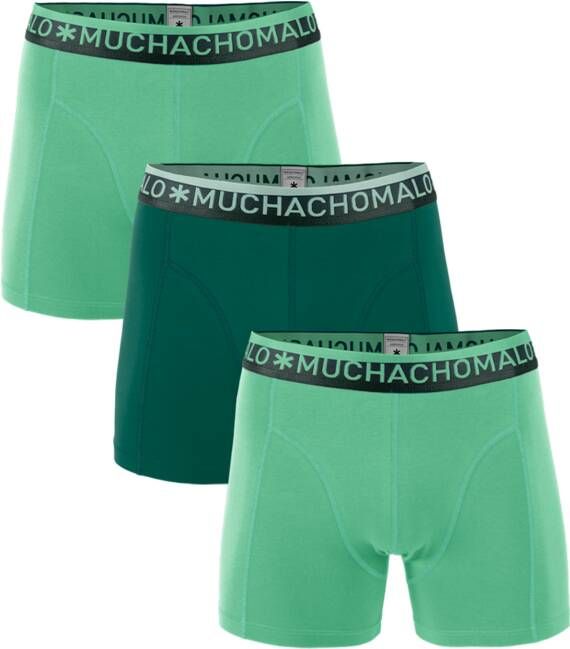 Muchachomalo Heren 3 pack boxershorts effen