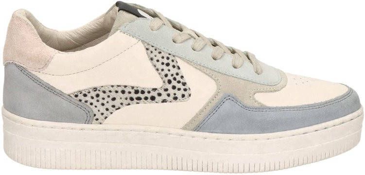 Maruti Momo leren sneakers beige/blauw