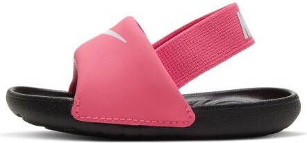 Nike Kawa Slipper voor baby's/peuters Digital Pink/Black/White