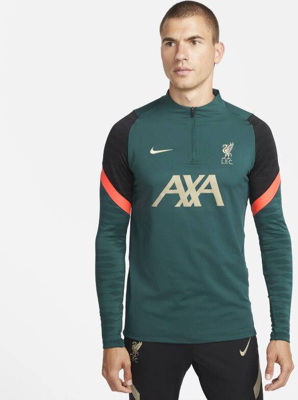 Nike Liverpool FC Strike Drill Trainingtop Dark Atomic Teal/Bright Crimson/Mystic Stone Heren