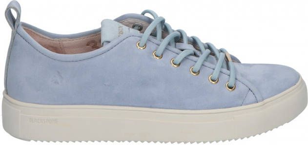 Blackstone Pl97 Cambray Blue Lage Sneaker , Blauw, Dames