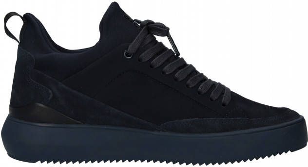 Blackstone Jason Mid Sneakers , Blauw, Heren