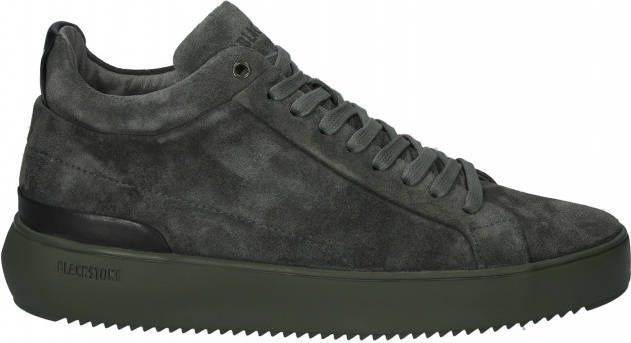 Blackstone Trevor Yg22 Kambala Green Mid Sneaker , Groen, Heren