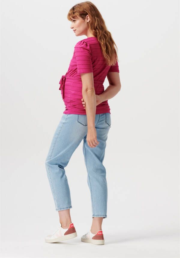 Noppies Voedings t shirt Arua Fuchsia Red