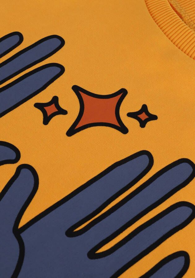 Carlijnq Gele Trui Magic Sweater With Print