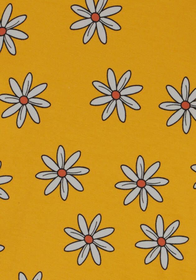 Carlijnq Oker T shirt Flower Ruffled Shirt