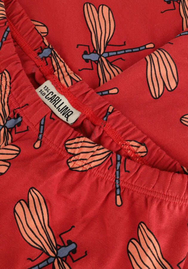 Carlijnq Rode Flared Broek Dragonfly Flared Legging