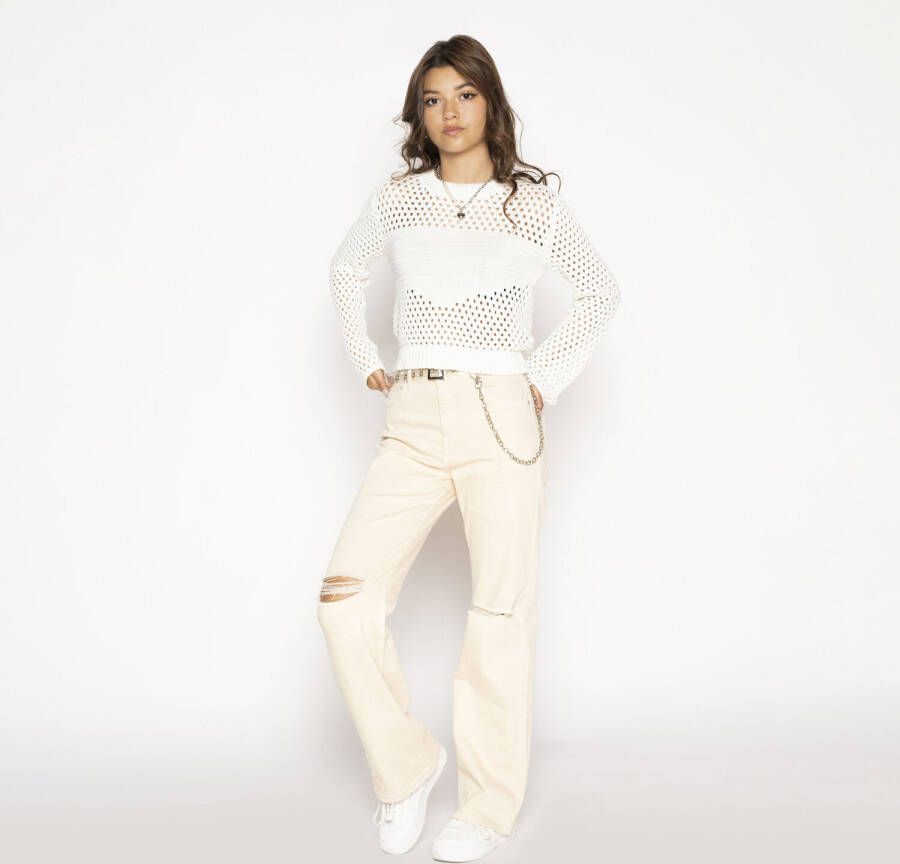 Frankie & Liberty Witte Trui Hanna Knit