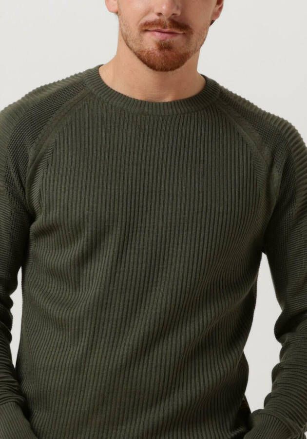 G-Star 3D Biker R Knit Pull Hunter Green G star, Groen, Heren