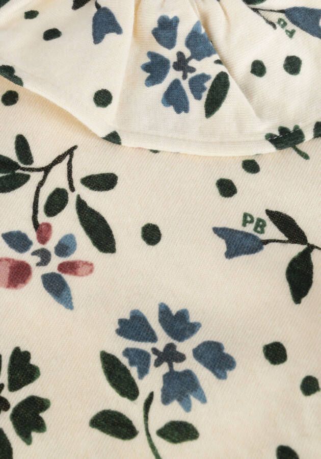 PETIT BATEAU Bedrukte blouse met lange mouwen in tetra