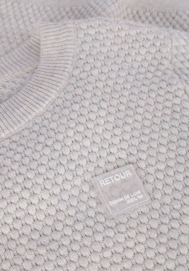 Retour Jeans Eric grofgebreide trui met structuur