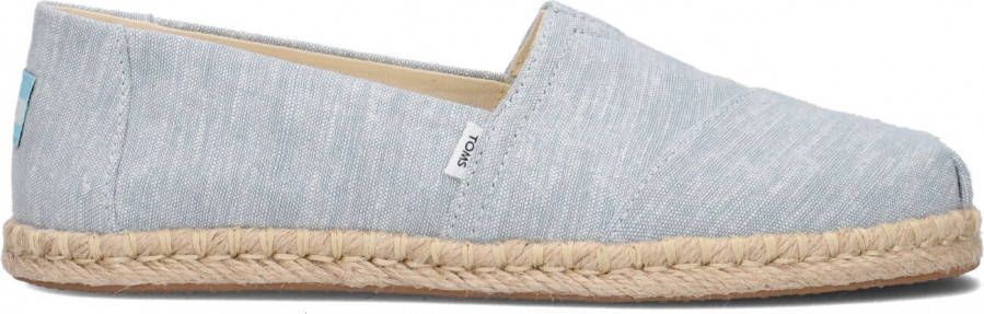 Toms Blauwe Espadrilles Alpargata Rope