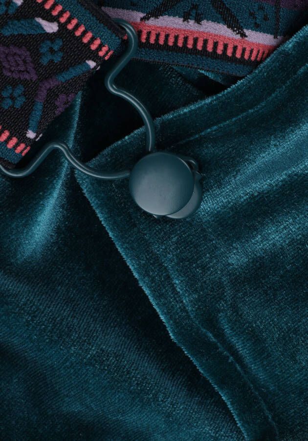 Z8 meisjes velvet flared salopette Leslie groen