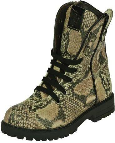 Clic Veterboot Meisjes Beige/Bruin/Multi/Zwart