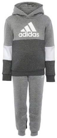 adidas Trainingspak Colorblock Grijs/Zwart Kinderen