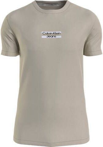 Calvin klein Transparante streep L J30J322872Aci Jeans, Beige, Heren