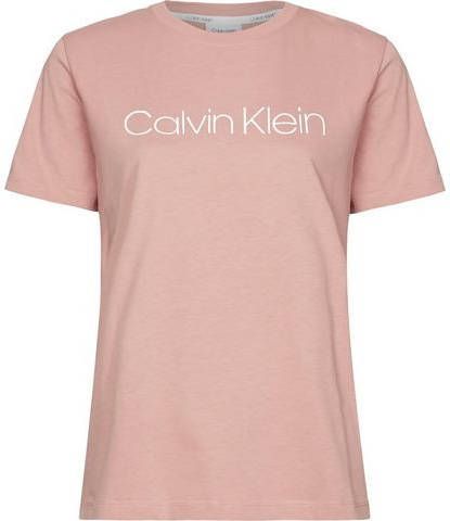Calvin Klein Shirt met ronde hals CORE LOGO T SHIRT met logo opschrift