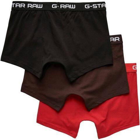 G-Star G Star RAW Boxershort Classic trunk clr 3 pack(set, 3 stuks, Set van 3 )