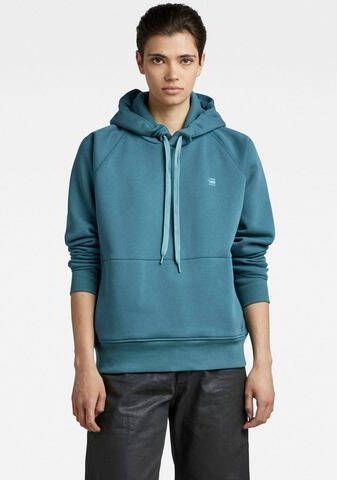 G-Star G Star RAW Sweatshirt Premium Core 2.0 Hooded sweatshirt Capuchon met gekruiste voorkant en rijgkoord