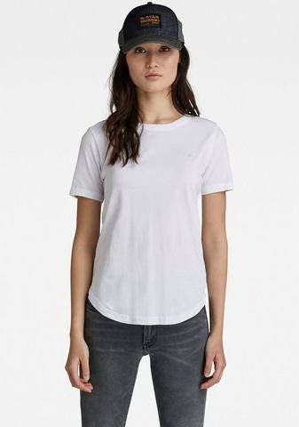 G-Star G Star RAW T shirt Mysid r t optic slim met print op de mouw