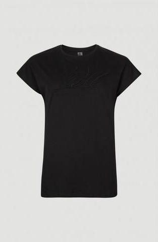 O'Neill T shirt met borduursels zwart
