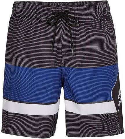 O'Neill zwemshort Stacked zwart/blauw