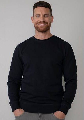 Petrol Industries gemêleerde sweater midnight navy