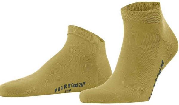 FALKE Cool 24/7 Sneaker sokken lichtgroen, Effen