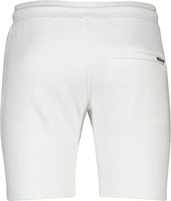 Airforce korte joggingsbroek wit effen katoen
